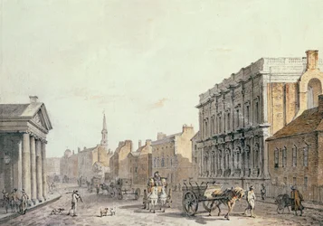 Utsikt över Whitehall, mot Charing Cross, 1790